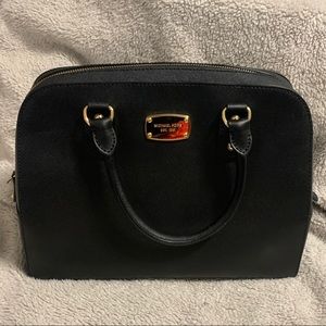 Michael Kors Saffiano Black Handbag